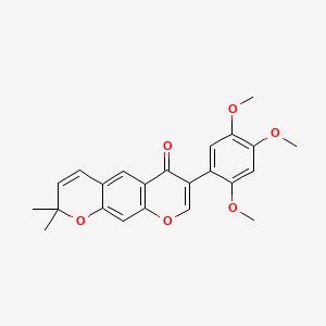 2',4',5'-Trimethoxy-2'',2''-dimethylpyrano[5'',6'':6,7]isoflavone