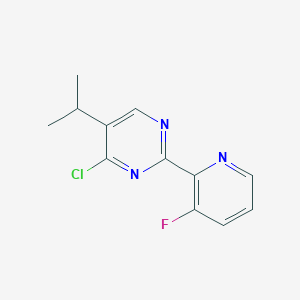 4-Chloro-2-(3-fluoropyridin-2-yl)-5-isopropylpyrimidine