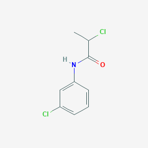 molecular formula C9H9Cl2NO B3034728 2-chloro-N-(3-chlorophenyl)propanamide CAS No. 21262-06-6