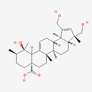 molecular formula C30H46O5 B3034736 Rosamultic acid CAS No. 214285-76-4