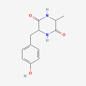 molecular formula C12H14N2O3 B3034746 Cyclo(Ala-Tyr) CAS No. 21754-26-7