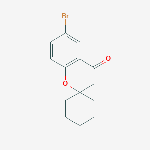 B3034789 6-Bromospiro[chromane-2,1'-cyclohexan]-4-one CAS No. 223416-26-0
