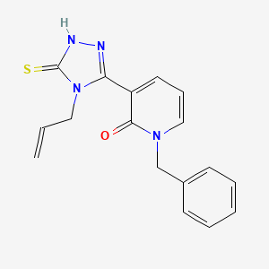3-(4-allyl-5-sulfanyl-4H-1,2,4-triazol-3-yl)-1-benzyl-2(1H)-pyridinone
