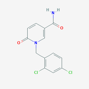 1-(2,4-Dichlorobenzyl)-6-oxo-1,6-dihydro-3-pyridinecarboxamide