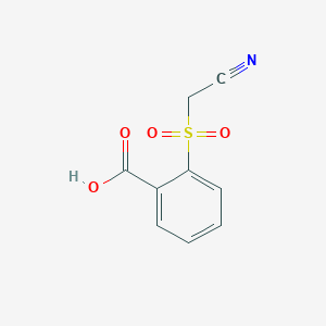 molecular formula C9H7NO4S B3034874 2-[(Cyanomethyl)sulfonyl]benzoic acid CAS No. 243984-87-4