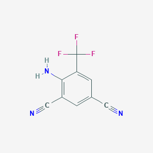 4-Amino-5-(trifluoromethyl)isophthalonitrile