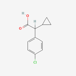 molecular formula C11H11ClO2 B3034876 2-(4-Chlorophenyl)-2-cyclopropylacetic acid CAS No. 24438-45-7