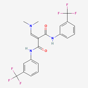 2-(dimethylaminomethylidene)-N,N'-bis[3-(trifluoromethyl)phenyl]propanediamide