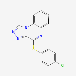 4-[(4-Chlorophenyl)sulfanyl][1,2,4]triazolo[4,3-a]quinoxaline