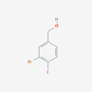 molecular formula C7H6BrIO B3034893 (3-Bromo-4-iodophenyl)methanol CAS No. 249647-26-5