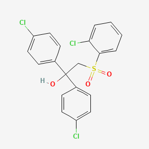 1,1-Bis(4-chlorophenyl)-2-[(2-chlorophenyl)sulfonyl]-1-ethanol