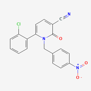 6-(2-Chlorophenyl)-1-(4-nitrobenzyl)-2-oxo-1,2-dihydro-3-pyridinecarbonitrile