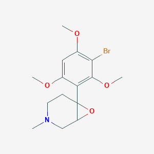 6-(3-Bromo-2,4,6-trimethoxyphenyl)-3-methyl-7-oxa-3-azabicyclo[4.1.0]heptane
