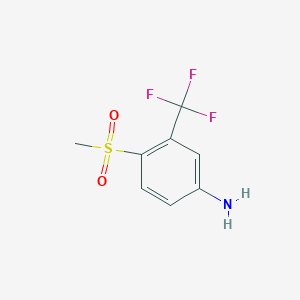 4-(Methylsulfonyl)-3-(trifluoromethyl)aniline