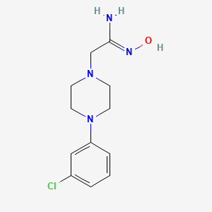 4-(3-Chlorophenyl)-1-Piperazineacetamidoxime