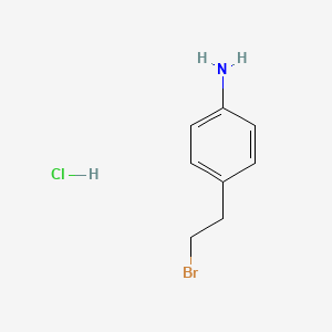 molecular formula C8H11BrClN B3034980 4-(2-Bromoethyl)aniline hydrochloride CAS No. 26407-07-8