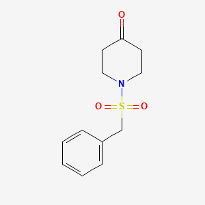 molecular formula C12H15NO3S B3034987 1-(Benzylsulfonyl)piperidin-4-one CAS No. 267666-08-0