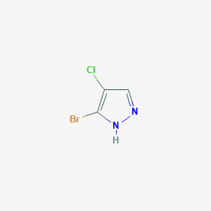 molecular formula C3H2BrClN2 B3035001 3-Bromo-4-chloro-1H-pyrazole CAS No. 27258-12-4