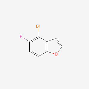 molecular formula C8H4BrFO B3035030 4-Bromo-5-fluorobenzofuran CAS No. 286836-29-1