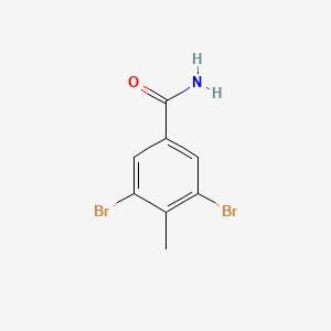 molecular formula C8H7Br2NO B3035038 3,5-Dibromo-4-methylbenzamide CAS No. 289039-51-6