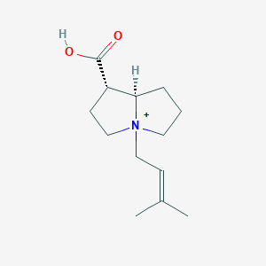 molecular formula C13H22NO2+ B3035041 Anodendrine CAS No. 28942-07-6