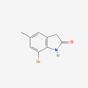 molecular formula C9H8BrNO B3035045 7-Bromo-5-methylindolin-2-one CAS No. 290820-92-7