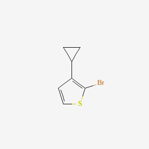 molecular formula C7H7BrS B3035056 2-Bromo-3-cyclopropylthiophene CAS No. 29481-32-1
