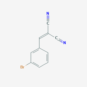 molecular formula C10H5BrN2 B3035066 (3-Bromobenzylidene)malononitrile CAS No. 2972-74-9
