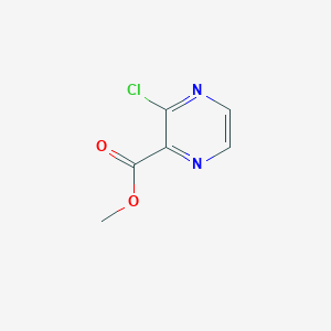 molecular formula C6H5ClN2O2 B030352 Methyl 3-chloropyrazine-2-carboxylate CAS No. 27825-21-4