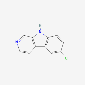 molecular formula C11H7ClN2 B3035256 6-chloro-9H-pyrido[3,4-b]indole CAS No. 30684-46-9