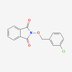 molecular formula C15H10ClNO3 B3035287 2-[(3-Chlorophenyl)methoxy]isoindole-1,3-dione CAS No. 30777-86-7