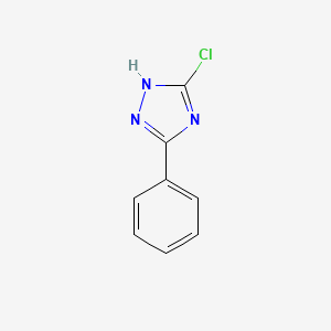 molecular formula C8H6ClN3 B3035327 3-chloro-5-phenyl-4H-1,2,4-triazole CAS No. 31803-05-1