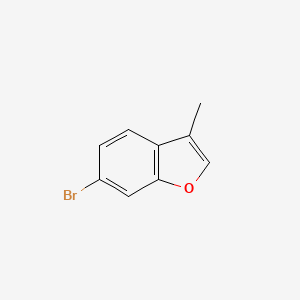 molecular formula C9H7BrO B3035550 6-Bromo-3-methylbenzofuran CAS No. 33118-86-4