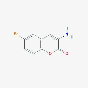 molecular formula C9H6BrNO2 B3035571 3-Amino-6-bromo-chromen-2-one CAS No. 33259-36-8