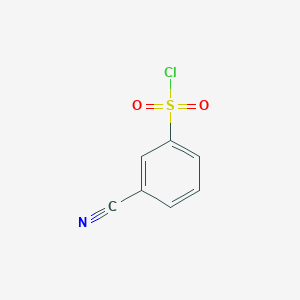 molecular formula C7H4ClNO2S B030356 3-Cyanobenzenesulfonyl chloride CAS No. 56542-67-7