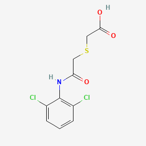 molecular formula C10H9Cl2NO3S B3035808 2-{[2-(2,6-Dichloroanilino)-2-oxoethyl]sulfanyl}acetic acid CAS No. 338421-32-2