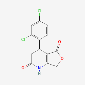 molecular formula C13H9Cl2NO3 B3036095 4-(2,4-dichlorophenyl)-4,7-dihydrofuro[3,4-b]pyridine-2,5(1H,3H)-dione CAS No. 338966-50-0