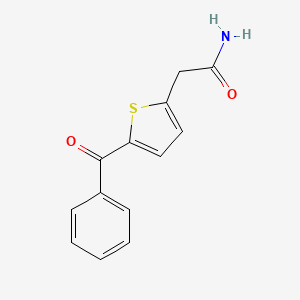 molecular formula C13H11NO2S B3036281 2-(5-Benzoyl-2-thienyl)acetamide CAS No. 339098-89-4