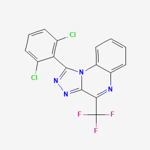 1-(2,6-Dichlorophenyl)-4-(trifluoromethyl)[1,2,4]triazolo[4,3-a]quinoxaline