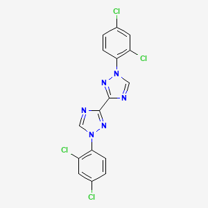 3-[1-(3,5-Dichlorophenyl)-1,2,4-triazol-3-yl]-1-(3,5-dichlorophenyl)-1,2,4-triazole