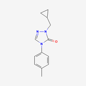 2-(cyclopropylmethyl)-4-(4-methylphenyl)-2,4-dihydro-3H-1,2,4-triazol-3-one