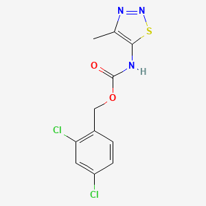 2,4-dichlorobenzyl N-(4-methyl-1,2,3-thiadiazol-5-yl)carbamate