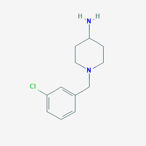 molecular formula C12H17ClN2 B3036457 1-(3-Chlorobenzyl)piperidin-4-amine CAS No. 343778-59-6
