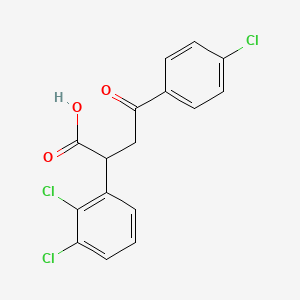 4-(4-Chlorophenyl)-2-(2,3-dichlorophenyl)-4-oxobutanoic acid