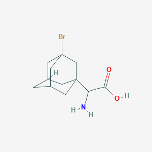 molecular formula C12H18BrNO2 B3036498 Amino(3-bromo-1-adamantyl)acetic acid CAS No. 345969-40-6