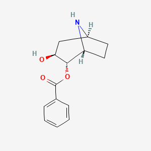 [(1R,2S,3S,5S)-3-Hydroxy-8-azabicyclo[3.2.1]octan-2-yl] benzoate