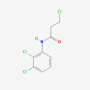 molecular formula C9H8Cl3NO B3036515 3-chloro-N-(2,3-dichlorophenyl)propanamide CAS No. 349097-69-4
