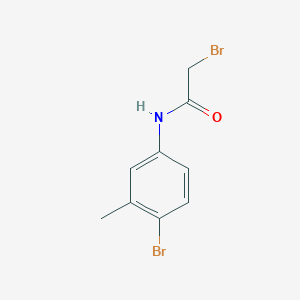 molecular formula C9H9Br2NO B3036518 2-bromo-N-(4-bromo-3-methylphenyl)acetamide CAS No. 349121-12-6