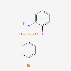 4-bromo-N-(2-iodophenyl)benzenesulfonamide