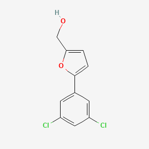 molecular formula C11H8Cl2O2 B3036540 [5-(3,5-Dichlorophenyl)furan-2-yl]methanol CAS No. 353509-27-0
